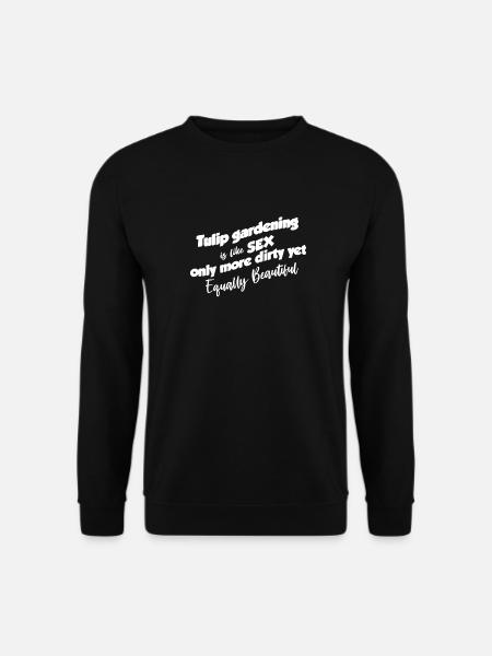 Tulips Funny Tulips - Unisex Sweatshirt - black