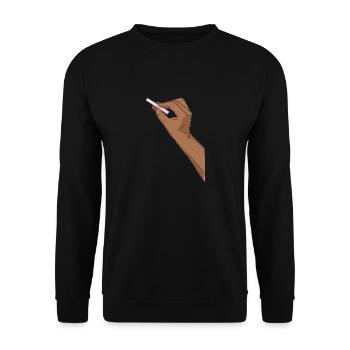 Enseignant Pédagogue - Sweat-shirt Unisexe - noir - Devant - Alina (178cm) & Michal (187cm)