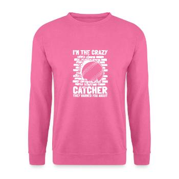 Receveur de balle molle - Sweat-shirt Unisexe - rose - Devant