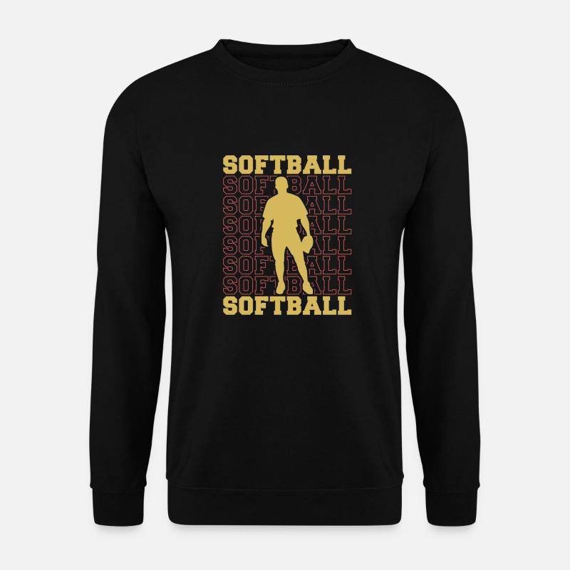 Softball Cool - Sweat-shirt Unisexe - noir