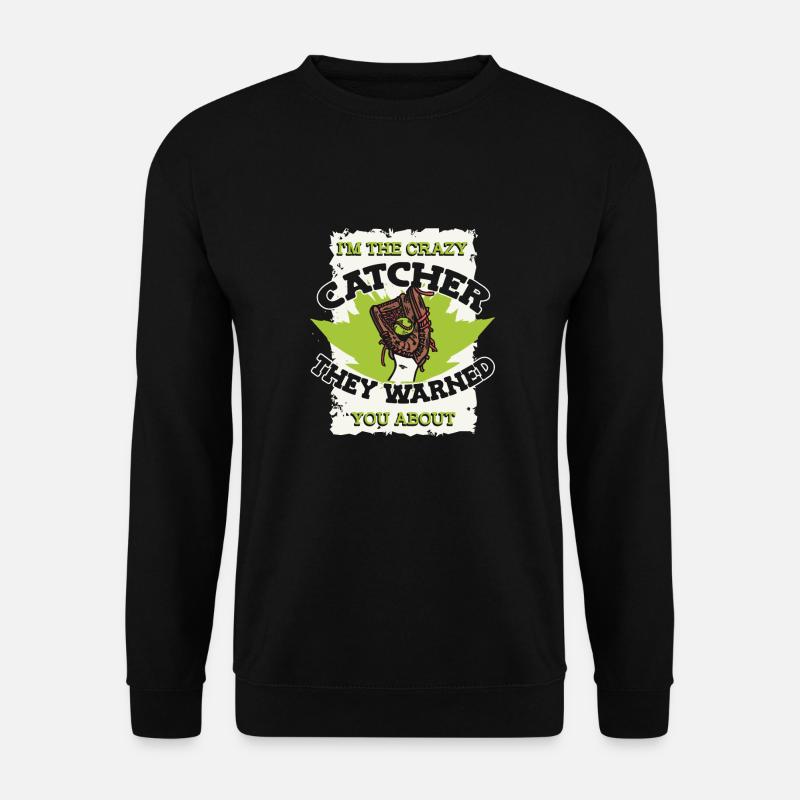 Softball Fänger - Unisex Pullover - Schwarz