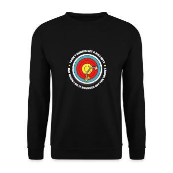 Archery Archery Archer Funny - Unisex Sweatshirt - black - Front - Alina (178cm) & Michal (187cm)