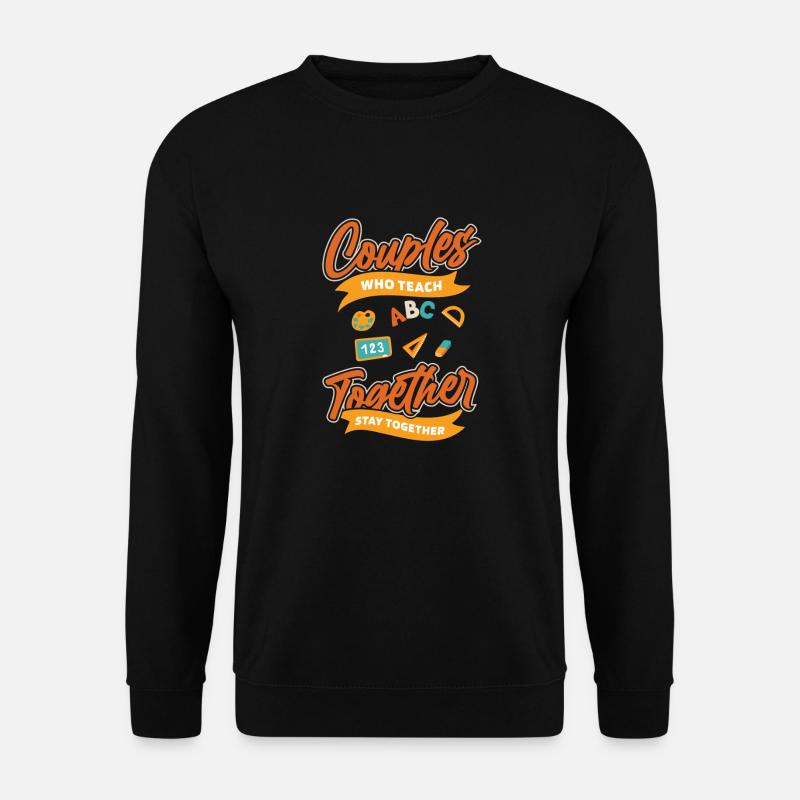 Lehrer Pädagoge Paar - Unisex Pullover - Schwarz