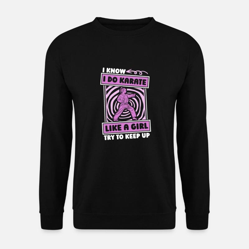 Karaté Filles - Sweat-shirt Unisexe - noir