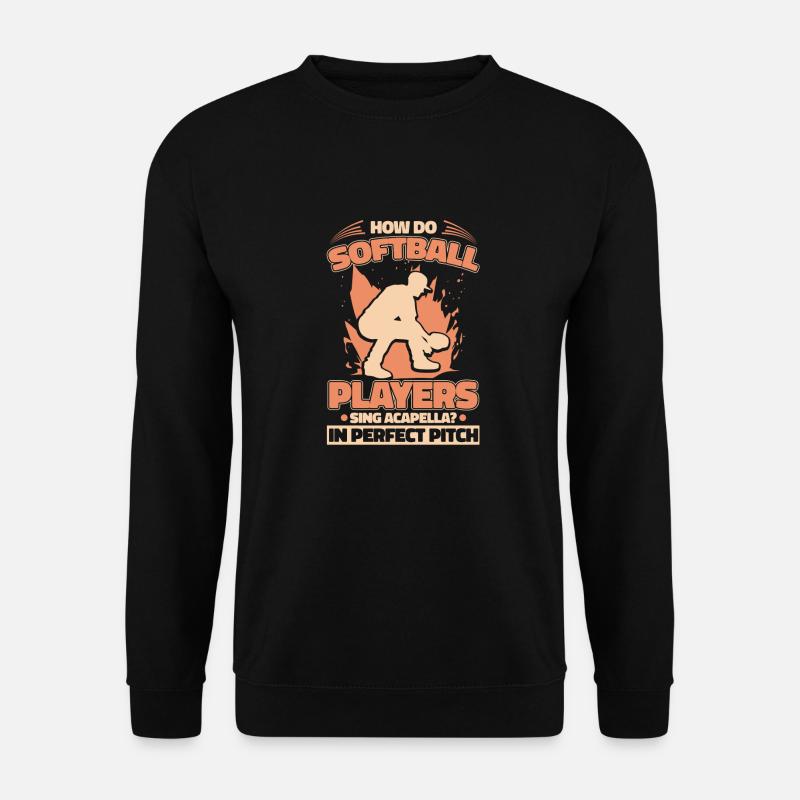 Softball Funny - Unisex Sweatshirt - black
