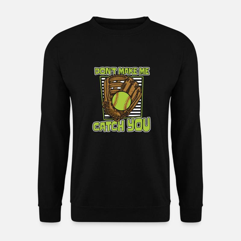 Softball Lustig - Unisex Pullover - Schwarz