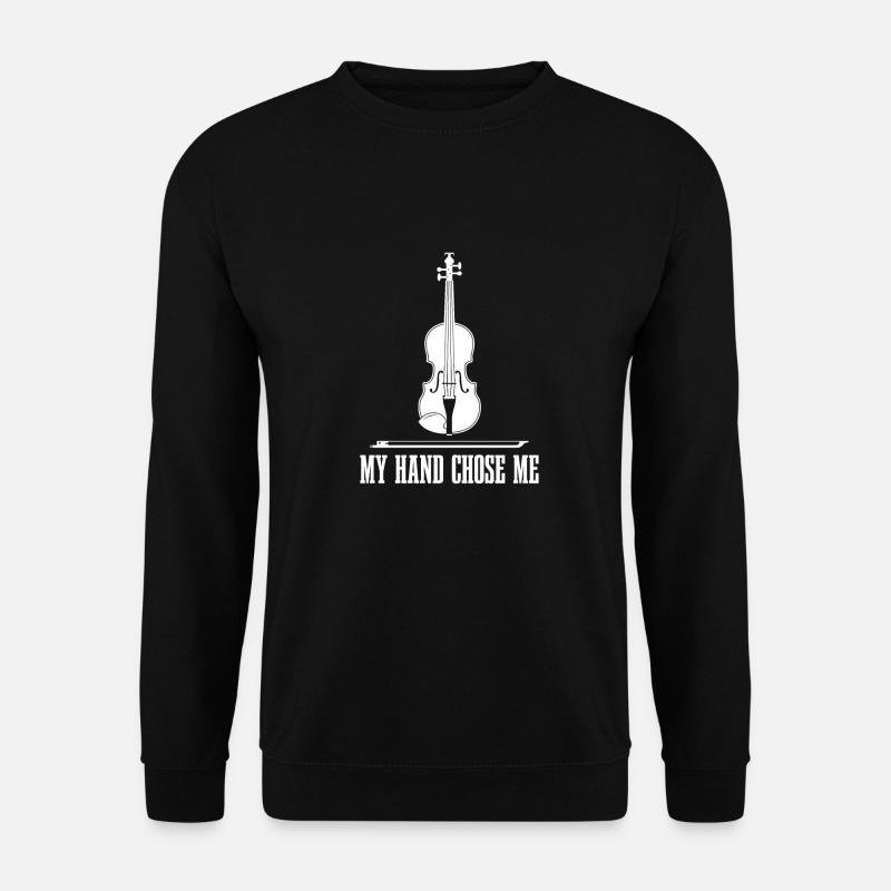 Violine Geige Witzig - Unisex Pullover - Schwarz