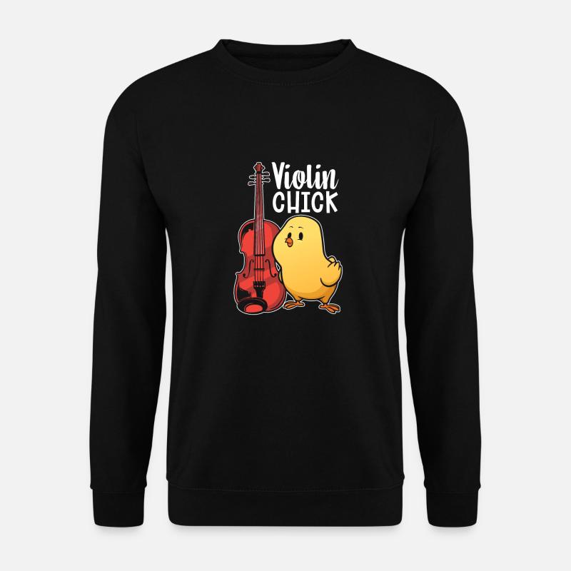 Violin Violin Funny - Unisex Sweatshirt - black