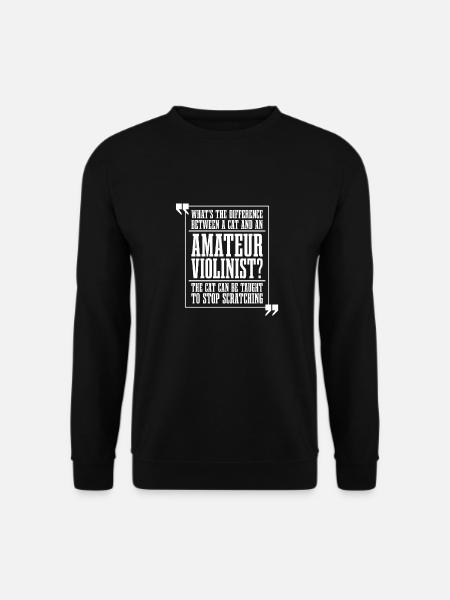 Violin Violin Comic - Unisex Sweatshirt - black
