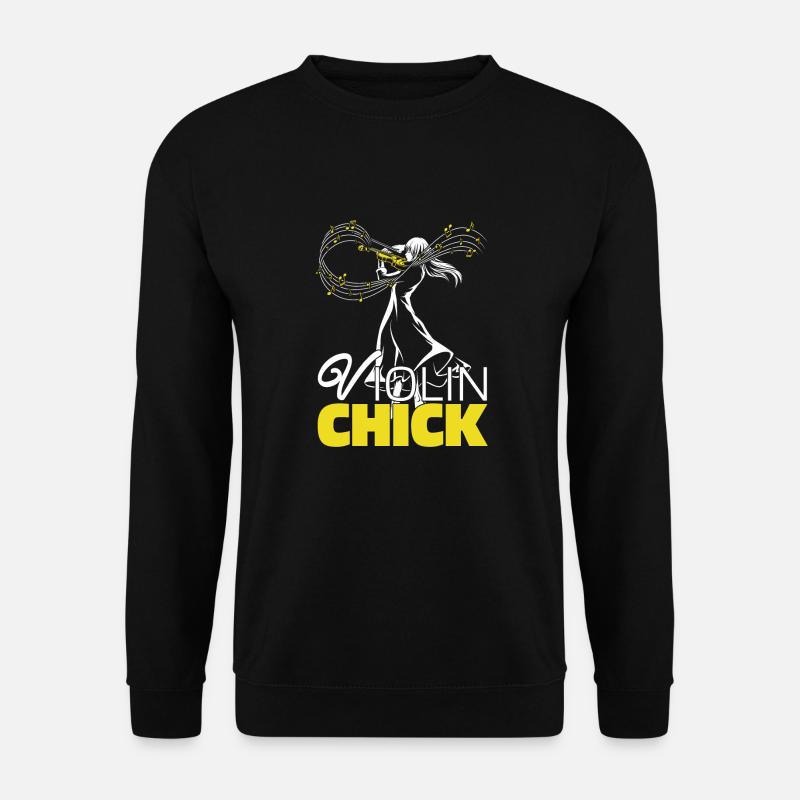Violin Violin Chick - Unisex Sweatshirt - black