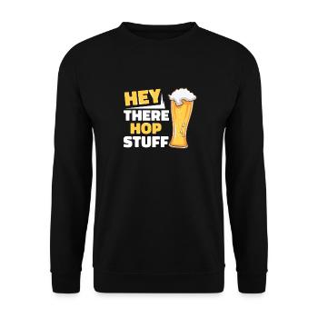 Bière artisanale Bière artisanale Bière drôle - Sweat-shirt Unisexe - noir - Devant - Alina (178cm) & Michal (187cm)