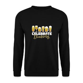 Bière artisanale Bière artisanale Bière drôle - Sweat-shirt Unisexe - noir - Devant - Alina (178cm) & Michal (187cm)