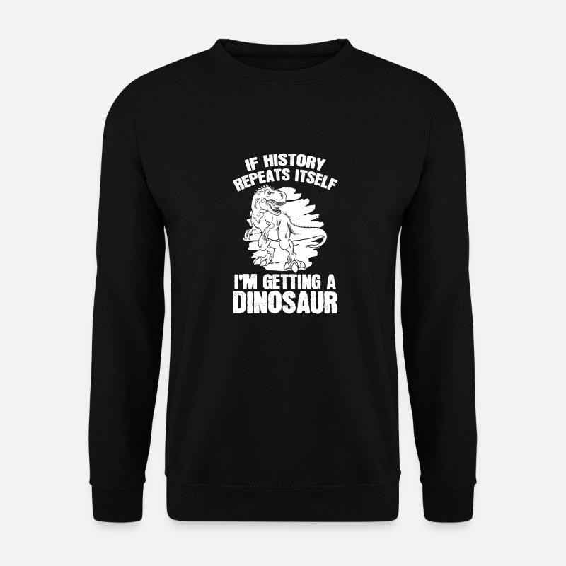 Dinosaurier T Rex - Unisex Pullover - Schwarz