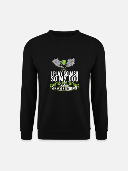 Squash Dog - Unisex Sweatshirt - black