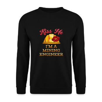 Ingénieur Ingénieur Minier - Sweat-shirt Unisexe - noir - Devant - Alina (178cm) & Michal (187cm)