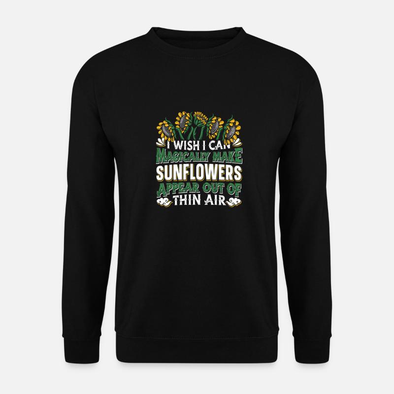 Sonnenblume Magisch - Unisex Pullover - Schwarz