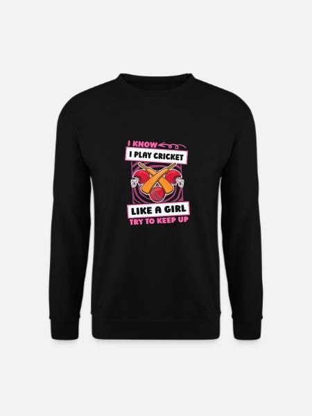 Cricket Mädchen - Unisex Pullover - Schwarz