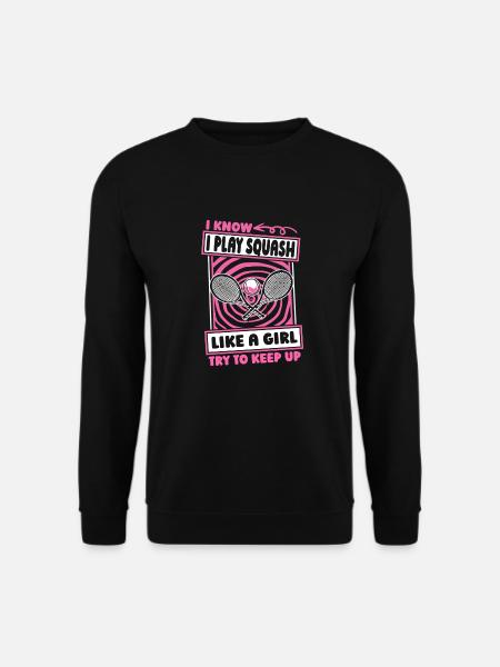 Squash Mädchen - Unisex Pullover - Schwarz