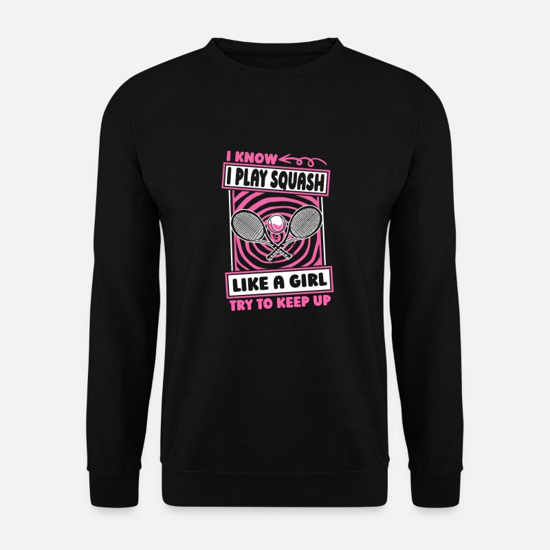 Squash Mädchen - Unisex Pullover - Schwarz