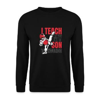 Taekwondo Père Taekwondo - Sweat-shirt Unisexe - noir - Devant - Alina (178cm) & Michal (187cm)