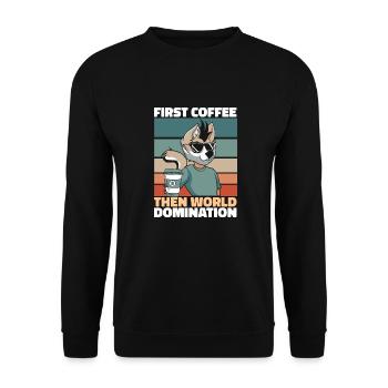 Furry Fandom Fursuits Café - Sweat-shirt Unisexe - noir - Devant - Alina (178cm) & Michal (187cm)