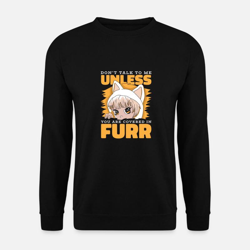 Furry Fandom Fursuits Witzig - Unisex Pullover - Schwarz