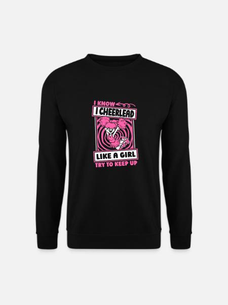 Cheerleader Cheerleading Mädchen - Unisex Pullover - Schwarz