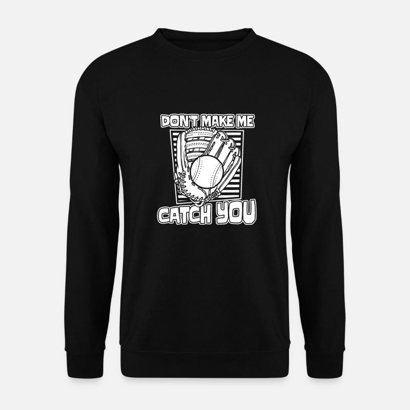 Softball Fänger - Unisex Pullover - Schwarz