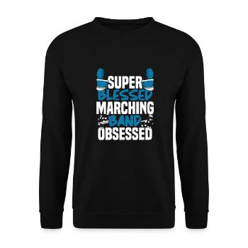 Train de ventilateurs Spielmannszug - Sweat-shirt Unisexe - noir - Devant - Alina (178cm) & Michal (187cm)