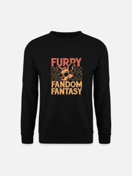 Furry Fandom Fursuits - Unisex Sweatshirt - black