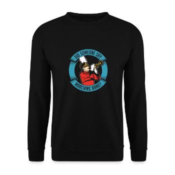 Fanfare trompette - Sweat-shirt Unisexe - noir - Devant - Alina (178cm) & Michal (187cm)