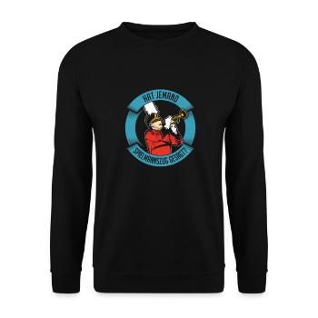 Fanfare trompette - Sweat-shirt Unisexe - noir - Devant - Alina (178cm) & Michal (187cm)