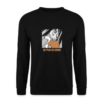 Furry Fandom Fursuits Drôle - Sweat-shirt Unisexe - noir - Devant - Alina (178cm) & Michal (187cm)