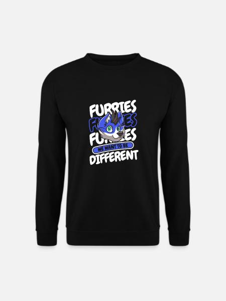 Furry Fandom Fursuits Funny - Unisex Sweatshirt - black