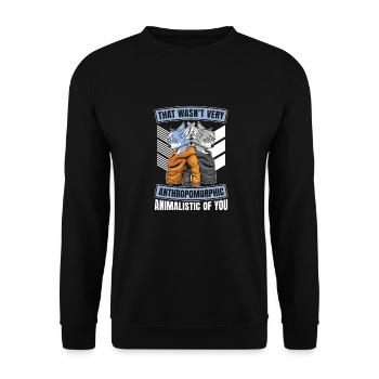 Furry Fandom Fursuits Humour - Sweat-shirt Unisexe - noir - Devant - Alina (178cm) & Michal (187cm)