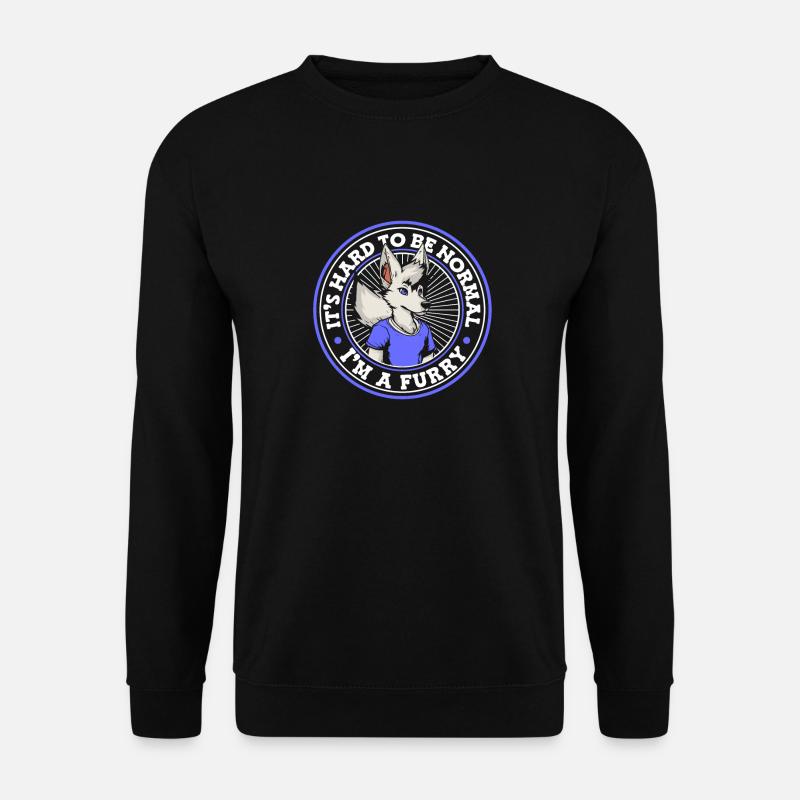 Furry Fandom Fursuits Fox - Unisex Sweatshirt - black