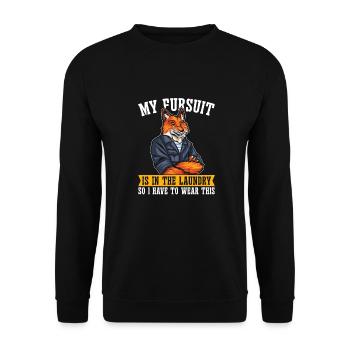 Furry Fandom Fursuits Drôle - Sweat-shirt Unisexe - noir - Devant - Alina (178cm) & Michal (187cm)