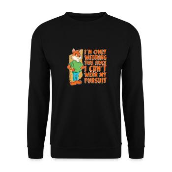 Furry Fandom Fursuits Humour - Sweat-shirt Unisexe - noir - Devant - Alina (178cm) & Michal (187cm)