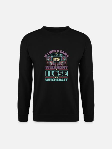 Pinball Funny Pinball Wizard - Unisex Sweatshirt - black