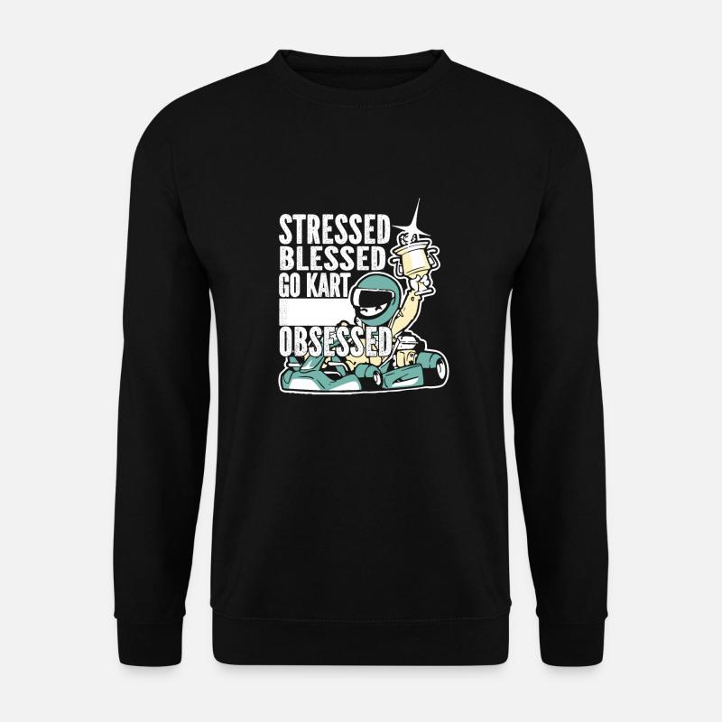 Go karting, karting, karting - Unisex Sweatshirt - black