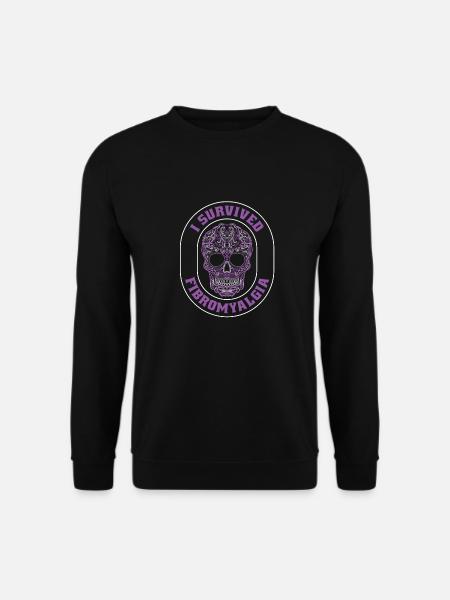 Fibromyalgie Rhumatisme Crâne - Sweat-shirt Unisexe - noir