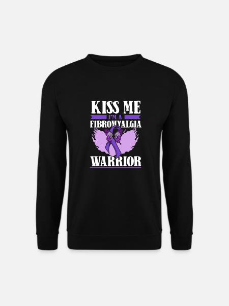 Fibromyalgie Rheuma Schmetterling - Unisex Pullover - Schwarz