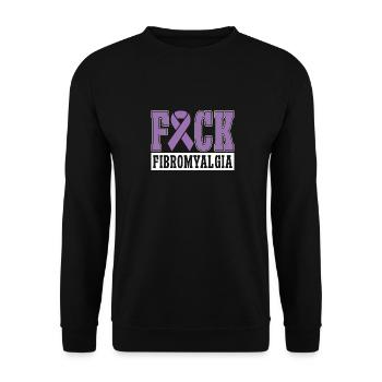Fibromyalgie Rhumatisme - Sweat-shirt Unisexe - noir - Devant - Alina (178cm) & Michal (187cm)