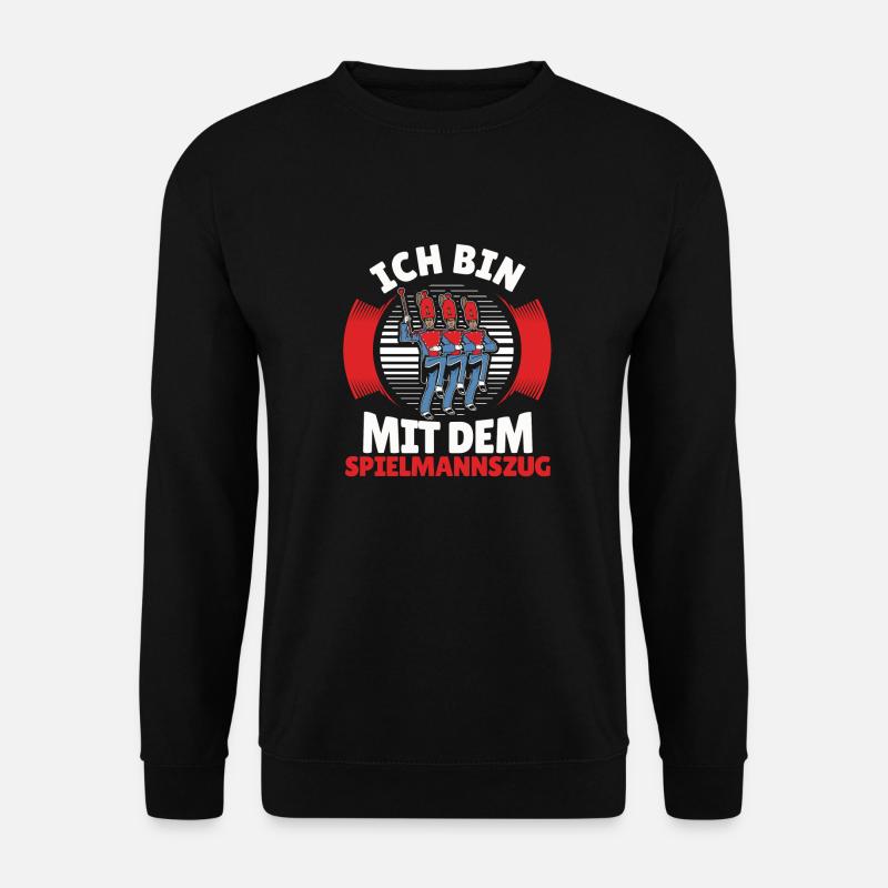 Fanfahrenzug Spielmannszug Humor - Unisex Pullover - Schwarz