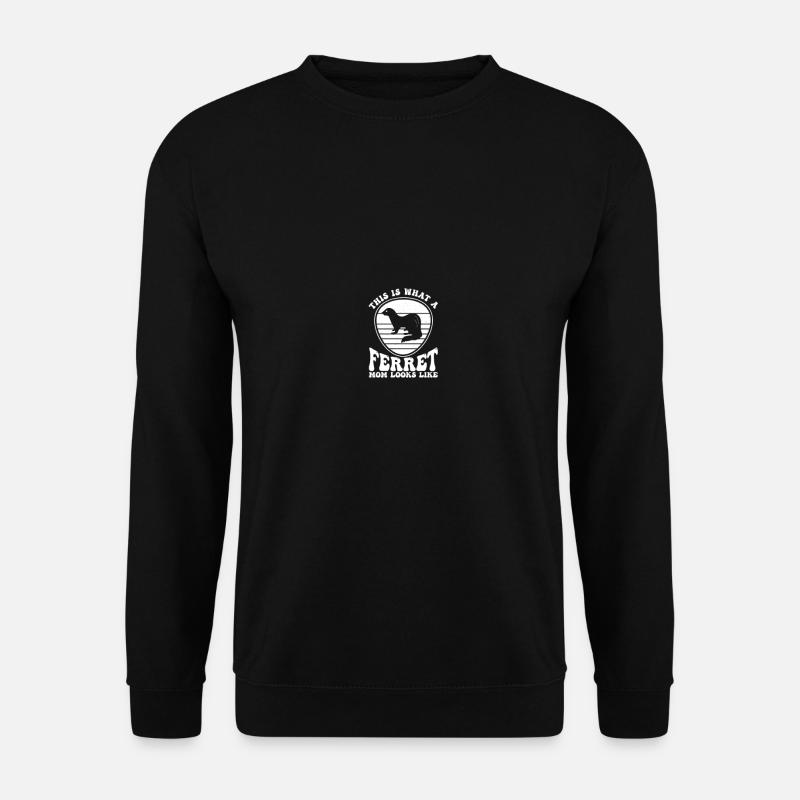 Ferret polecat cute - Unisex Sweatshirt - black