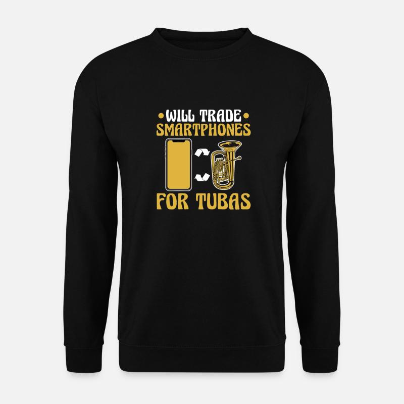 Fanfare Procession Tuba Funny - Unisex Sweatshirt - black