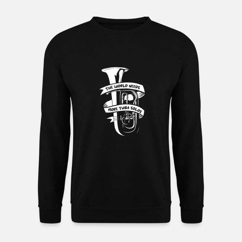 Fanfarenzug Tuba Solo - Unisex Pullover - Schwarz