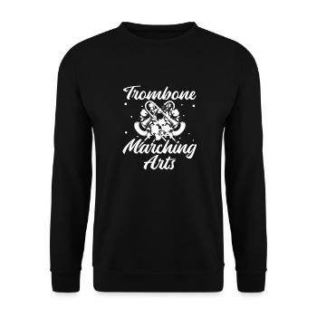 Spielmannszug Trombone drôle - Sweat-shirt Unisexe - noir - Devant - Alina (178cm) & Michal (187cm)