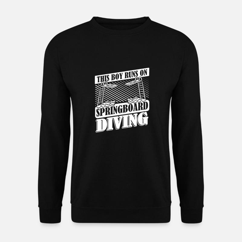Diving Diving Boy - Unisex Sweatshirt - black