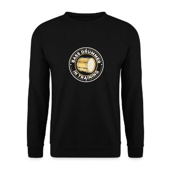 Procession de supporters Spielmannszug Drum - Sweat-shirt Unisexe - noir - Devant - Alina (178cm) & Michal (187cm)